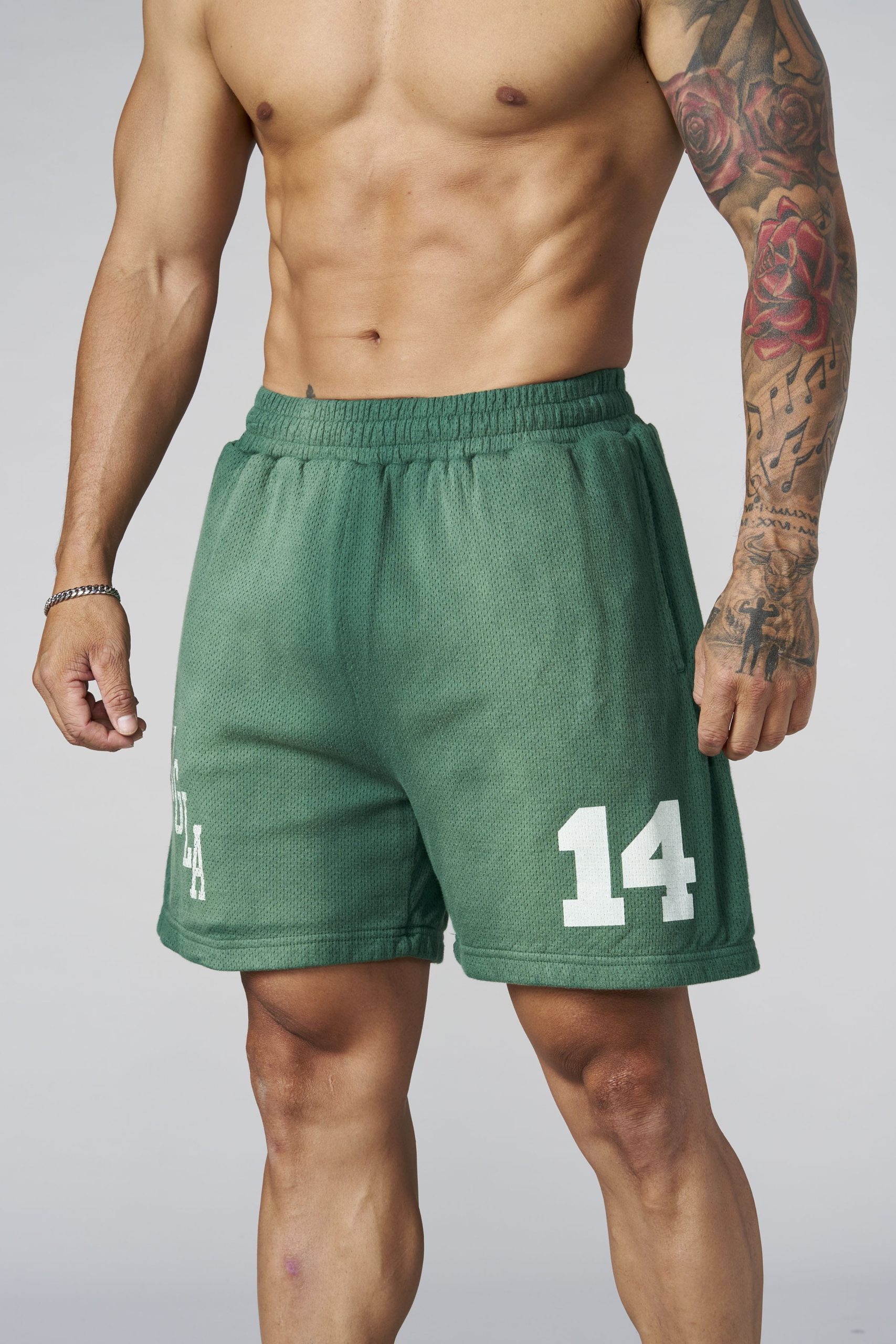1123 - Golden Era Cotton Mesh Shorts - Image 8