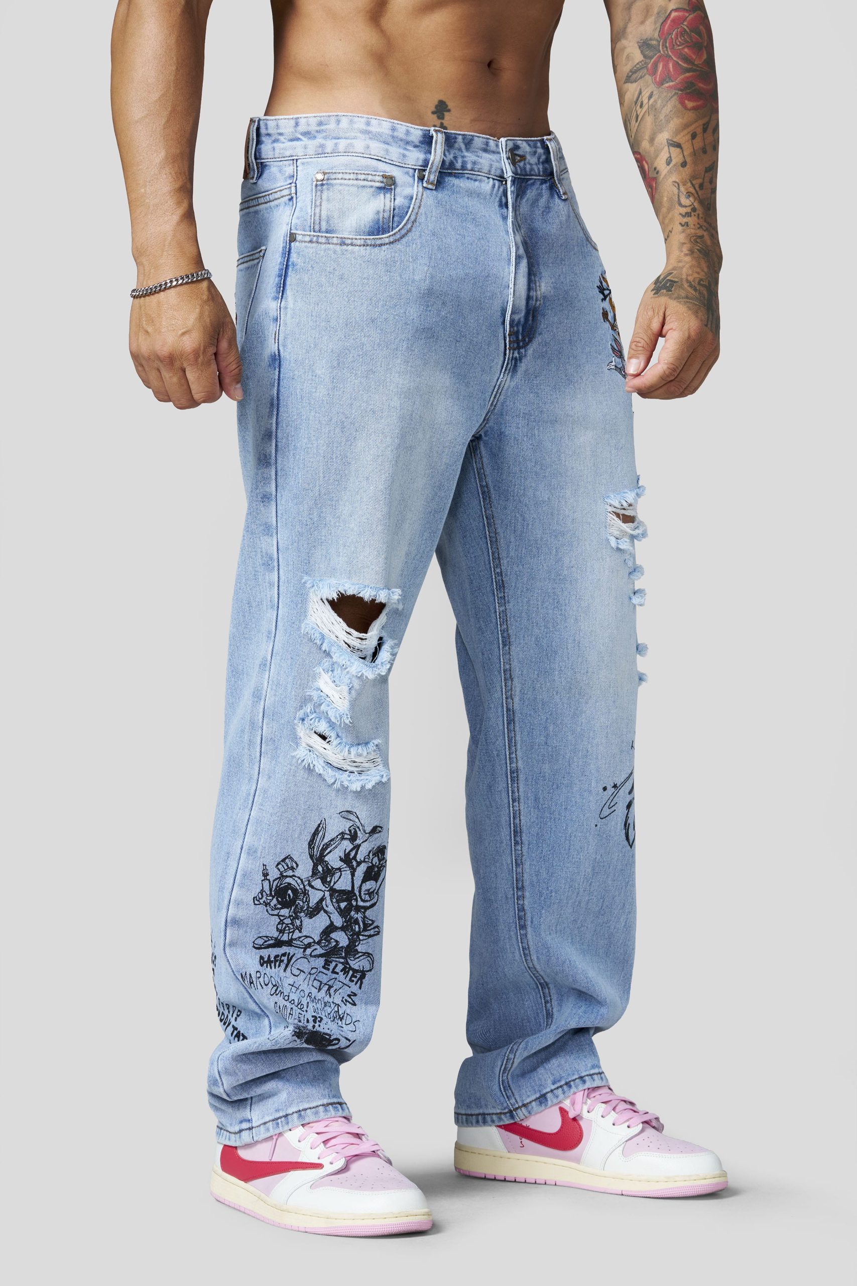 6035 - Looney Tunes Denim Jeans - Image 5