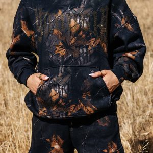 W5168 - Camo Bling Hoodie